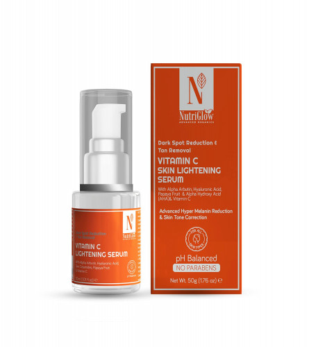 NutriGlow Advanced Organics Vitamin C Serum with Hyaluronic Acid - 30 ml