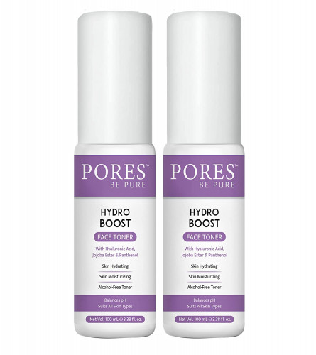 PORES Be Pure Hydro Boost Face Toner 100 ml (pack of 2)