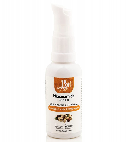 Roots21 Radiant Complexion Niacinamide Serum Reduces Dark Spots 30 ml (pack of 2)