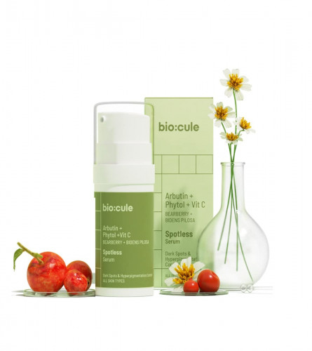 biocule Spotless Vitamin C Face Serum Arbutin Phytol & Vitamin C