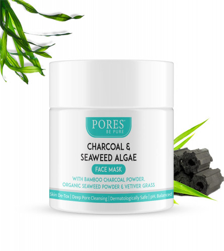 Pores Be Pure Face Mask Charcoal & Seaweed Algae 100 gm