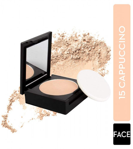 SUGAR Cosmetics Dream Cover Mattifying Compact Powder 15 Cappuccino (6 gm)
