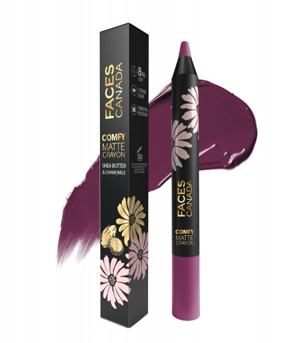 FACES CANADA Comfy Matte Lip Crayon - Trick Or Treat 11, 2.8g (Pack of 2)