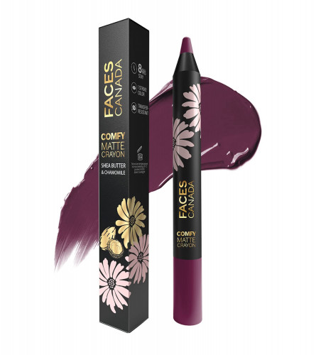 FACES CANADA Comfy Matte Lip Crayon - Hangover 12, 2.8g (Pack of 2)
