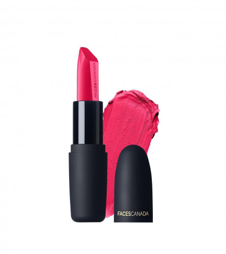 FACES CANADA Weightless Matte Lipstick - Fuschia Wave 02, 4.5g (Pack of 2)