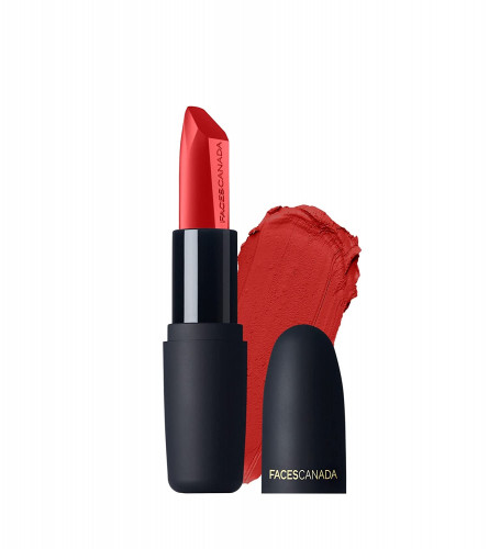 FACES CANADA Weightless Matte Lipstick -Bombshell Red 09, 4.5g (Pack of 3)