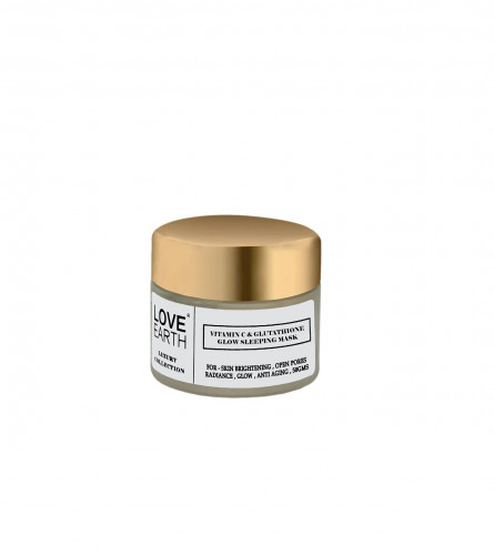 Love Earth Vitamin C And Glutathione Glow Sleeping Mask