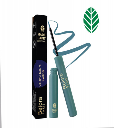 Belora Paris Colorful Desire Eyeliner | Matte Finish Liquid Eyeliner| Sky High Blue