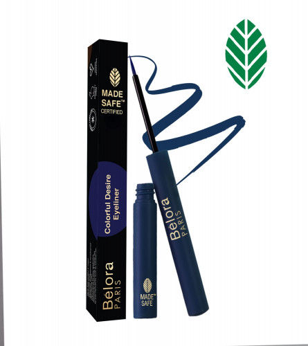 Belora Paris Colorful Desire Eyeliner | Matte Finish Liquid Eyeliner|Ultra Blue