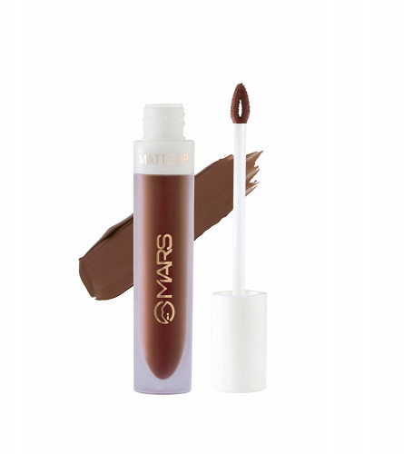MARS Matte Liquid Long Lasting Lip Color 01-Spice Brown 4.5 ml (Pack of 2)