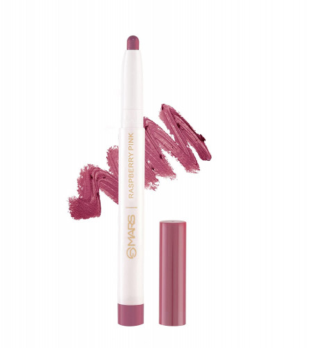 MARS Retractable Poppins Long Lasting Lip Crayon 05-RASBERRY-PINK 1.3 gm (Pack Of 2)
