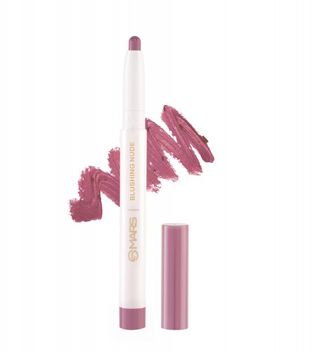 MARS Retractable Poppins Long Lasting Lip Crayon 06-BLUSHING-NUDE 1.3 gm (Pack Of 2)
