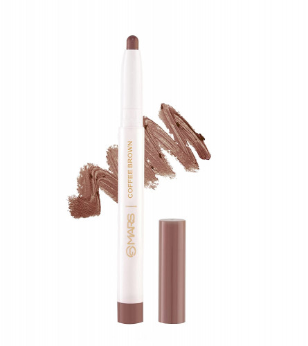 MARS Retractable Poppins Long Lasting Lip Crayon 07-COFFEE BROWN 1.3 gm (Pack Of 2)