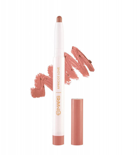 MARS Retractable Poppins Long Lasting Lip Crayon 13-APRICOT LOVE 1.3 gm (Pack Of 2)