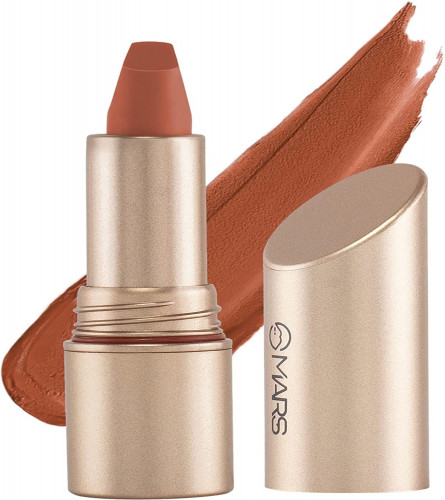 MARS Matte Long Lasting Matinee Lipstick Matte Finish 03-Orange Brown 3.5 g (Pack Of 2)