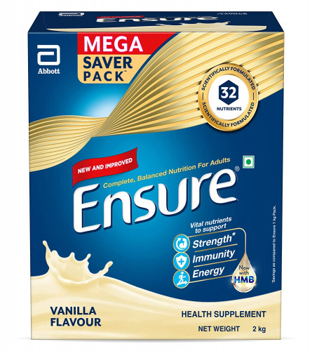Ensure Complete, Balanced Nutrition Drink For Adults 2kg, Vanilla Flavour (Free Shipping Worldwide)