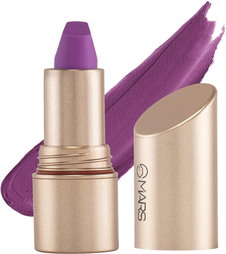 MARS Matte Long Lasting Matinee Lipstick Matte Finish 12-Purple 3.5 g (Pack Of 2)