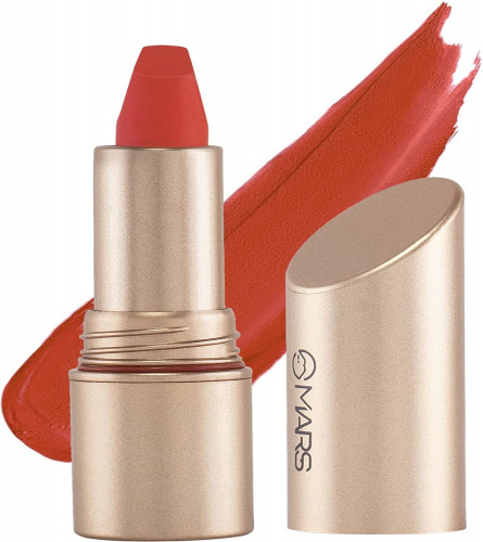MARS Matte Long Lasting Matinee Lipstick - Orangish Red 3.5 g (Pack Of 2)