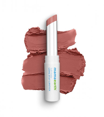 Mamaearth Soft Matte Long Stay Lipsticks Woody Rose - 3.5 g (Pack Of 2)