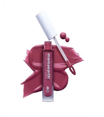 Mamaearth Naturally Matte Lip Serum Matte Liquid Lipstick Pink Daffodil 3 ml