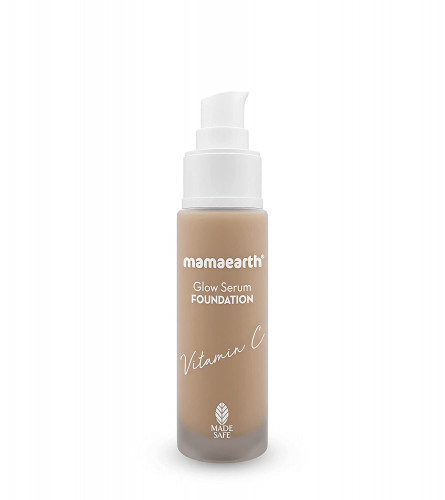 Mamaearth Glow Serum Foundation Lotion with Vitamin C & Turmeric - Natural Glow 30 ml