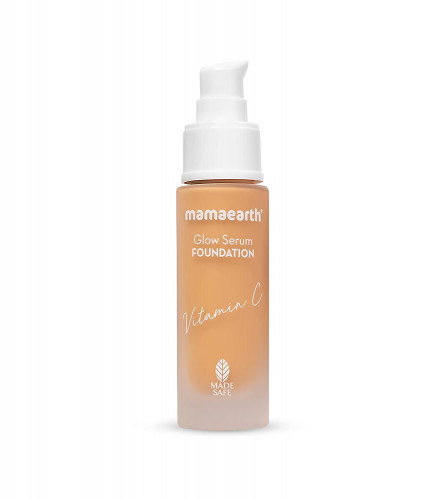 Mamaearth Glow Serum Foundation Lotion with Vitamin C & Turmeric - Sand Glow 30 ml