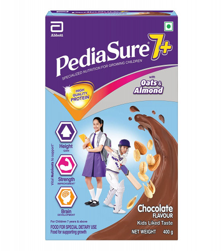 Pediasure 7+ Specialized Chocolate Nutrition Drink 400g, Refill Pack (Free shipping worldwide)