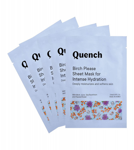 Quench Botanics Birch Please Sheet Mask for Intense Hydration