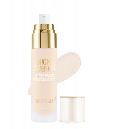 Swiss Beauty High Coverage Waterproof Base Foundation White-Ivory
