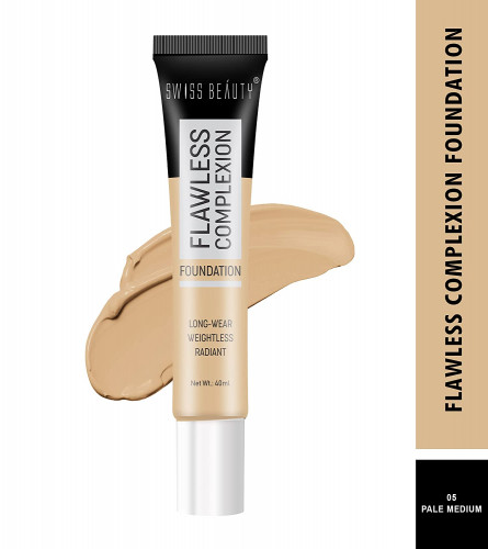Swiss Beauty Natural Pearl Illuminator Cream Foundation, Face Makeup - Medium Pale
