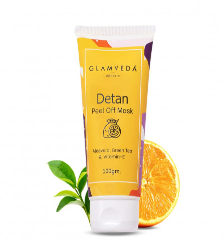 Glamveda Detan Peel Off Mask| Removes Pigmentation & Sun Tan| Paraben free