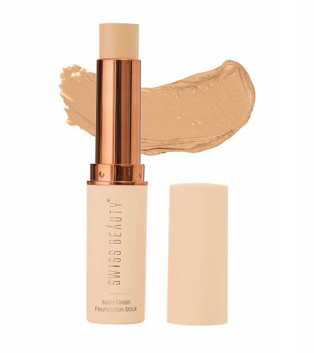 Swiss Beauty Satin Finish Panstick Foundation - Beige 7 gm (Pack Of 2)