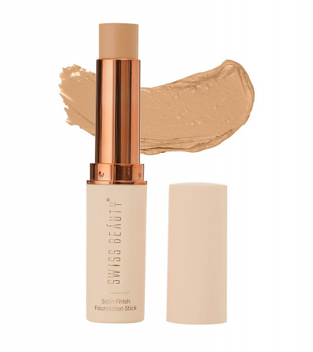 Swiss Beauty Satin Finish Panstick Foundation - Cocoa 7 gm (Pack Of 2)