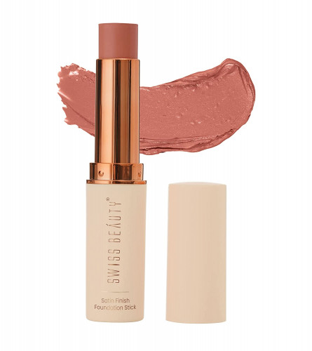 Swiss Beauty Satin Finish Panstick Foundation - Orange 7 gm