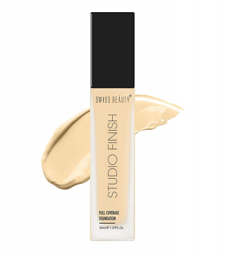 Swiss Beauty Studio Full Coverage Cream Foundation - Ivory Fair