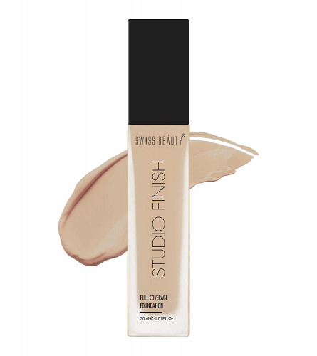Swiss Beauty Studio Full Coverage Cream Foundation - Natural Beige