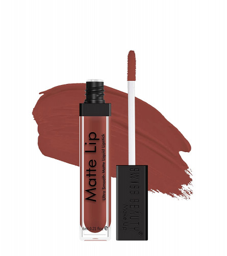Swiss Beauty Ultra Smooth Matte Liquid Lipstick - Cafe