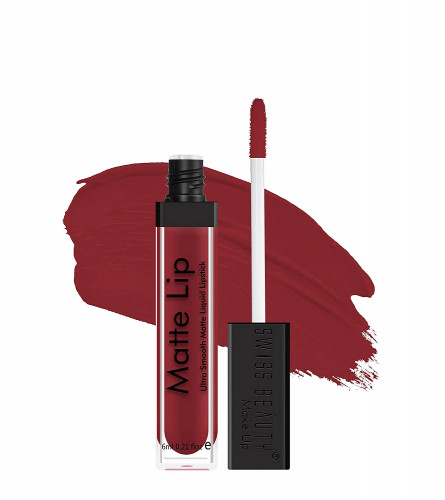 Swiss Beauty Ultra Smooth Matte Liquid Lipstick Deep Red