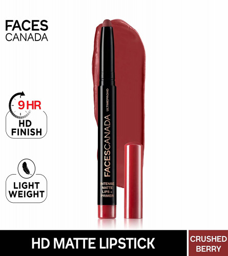 FACES CANADA Ultime Pro HD Intense Matte Lips + Primer - Crushed Berry