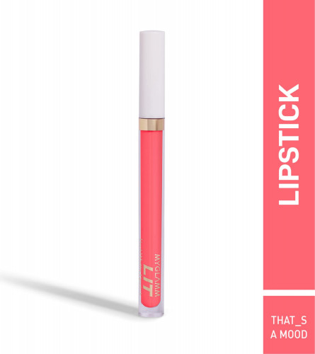 MyGlamm LIT Liquid Matte Lipstick - That's a mood 3 ml (Pack Of 2)