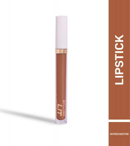 MyGlamm LIT Liquid Matte Lipstick - Microcheating 3 ml (Pack Of 2)