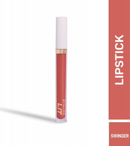 MyGlamm LIT Liquid Matte Lipstick - Swinger 3 ml (Pack Of 2)