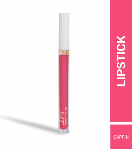 MyGlamm LIT Liquid Matte Lipstick - Cappin (Pink)