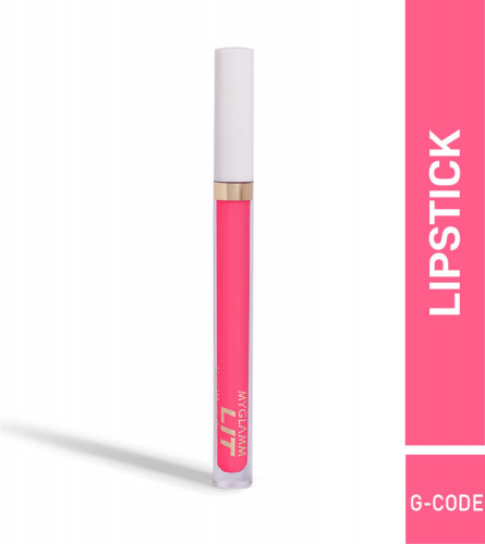 MyGlamm LIT Liquid Matte Lipstick - G code (Pink)