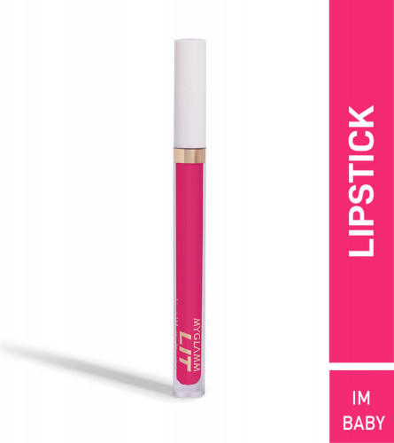 MyGlamm LIT Liquid Matte Lipstick - I'm Baby (Pink)