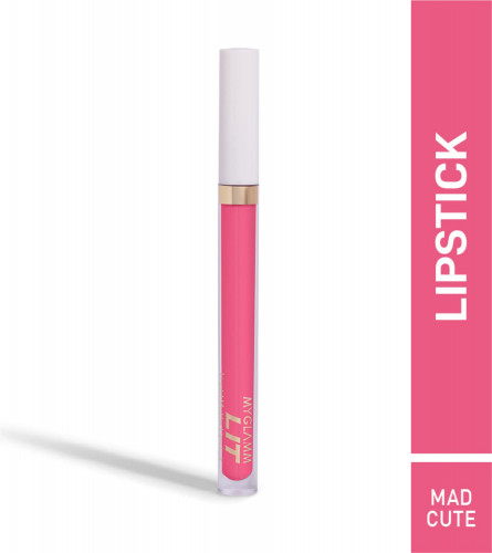MyGlamm LIT Liquid Matte Lipstick-Mad Cute (Pink)