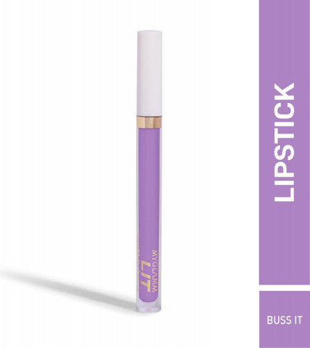 MyGlamm LIT Liquid Matte Lipstick -  Buss It (Purple)