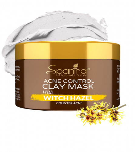 Spantra Witch Hazel Clay Mask for Countering Acne Deep Cleansing Pore Tightening