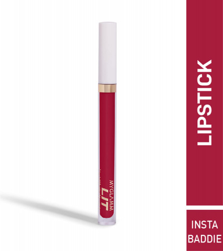 MyGlamm LIT Liquid Matte Lipstick -  Insta Baddie 3 ml (Pack Of 2)