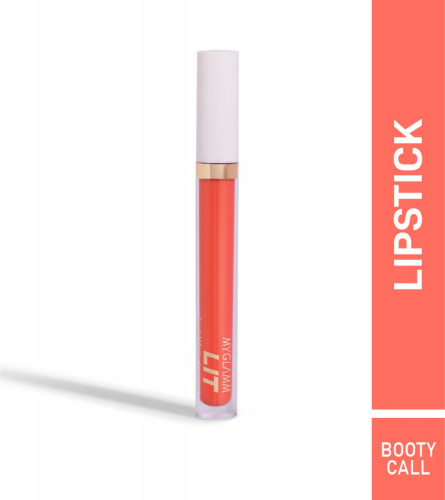 MyGlamm LIT Liquid Matte Lipstick - Booty Call 3 ml (Pack Of 2)